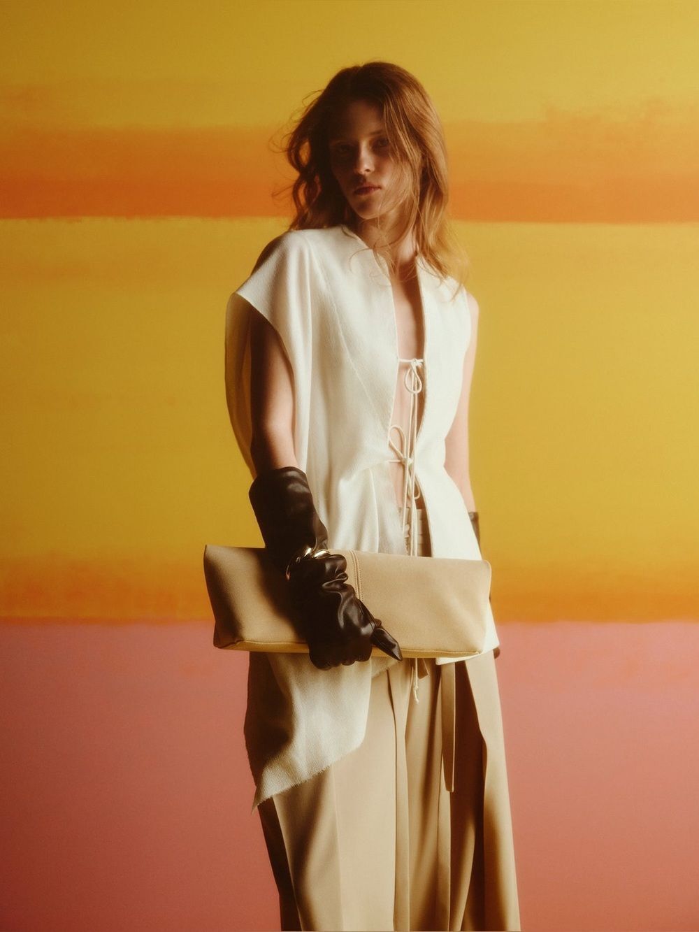 Poelle ELZA CLUTCH IN MILKY